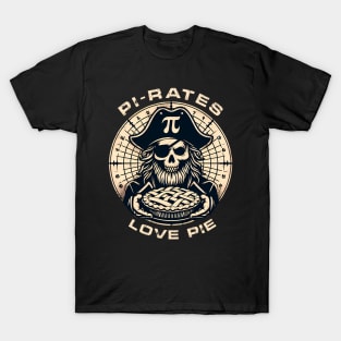 Pi-Rates Love Pie - Pi Day T-Shirt